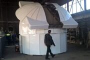 Готовая обсерватория перед приемкой на производстве Yarus-tech